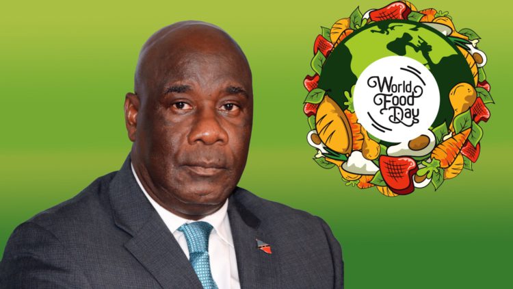 Nevis Agriculture Minister Jeffers delivers address for World Food Day 2021