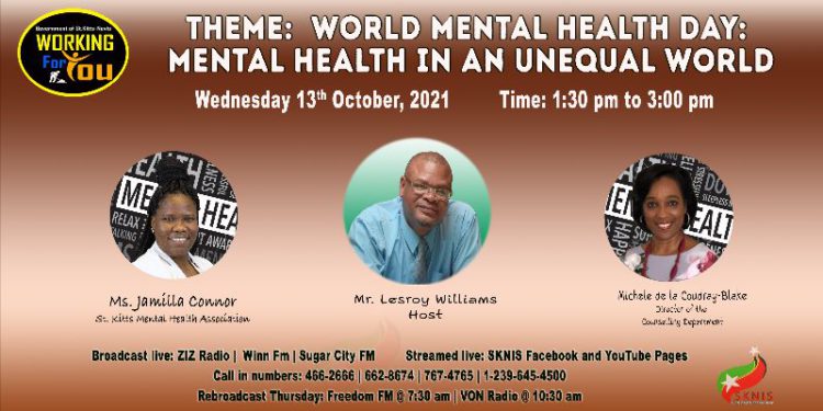 MENTAL HEALTH IN AN UNEQUAL WORLD IS TOPIC ON WORKING FOR YOU ON WEDNESDAY, OCTOBER 13