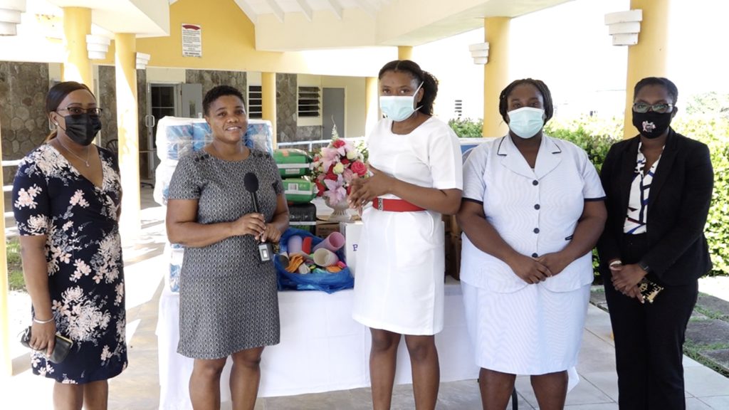 St. Kitts and Nevis Bar Association donates to Flamboyant Nursing Home for Law Week 2021