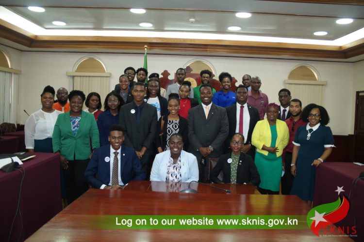 SKNYPA Commemorates Energy and Youth Month with Mock Parliament Sitting