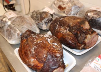 Nevis Abattoir Division taking Christmas orders for smoked local hams, other smoked products