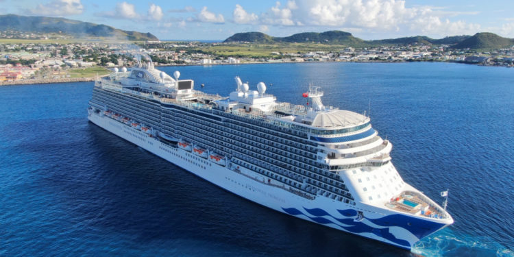 Enchanted Princess Makes Inaugural Call to St. Kitts