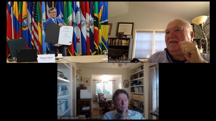 Bioeconomy advocate and UC Berkeley professor David Zilberman named “IICA Chair” for contribution to sustainable development