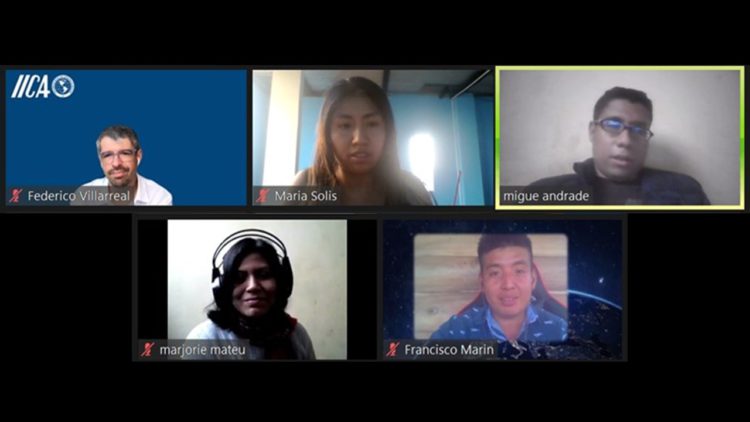 Young people from Peru and Ecuador design virtual platform to create Rural Youth Community of the Americas
