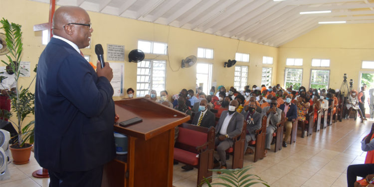 PM Harris offers huge, noisy ‘thank you’ to constituents of St. Christopher Seven