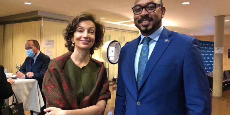 Minister Powell calls for stronger voice at UNESCO for island states in dealing with climate change and strengthening education structures