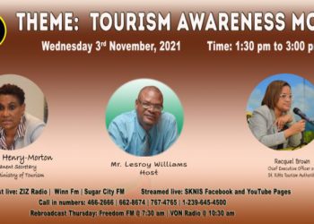 TOURISM OFFICIALS WILL DISCUSS REBUILDING EFFORTS AS PART OF TOURISM AWARENESS MONTH ON WORKING FOR ON WEDNESDAY, NOVEMBER 3