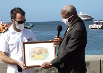 MV World Voyager makes inaugural call on Nevis