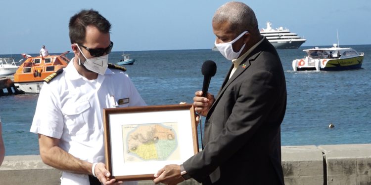 MV World Voyager makes inaugural call on Nevis