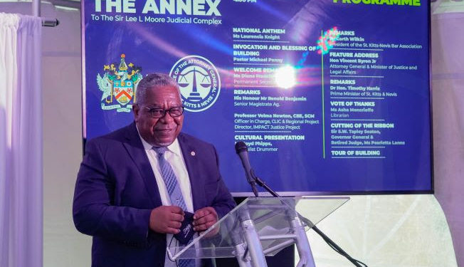 NEW COURT ANNEX AT SIR LEE L. MOORE JUDICIAL AND LEGAL COMPLEX OFFICIALLY OPENED