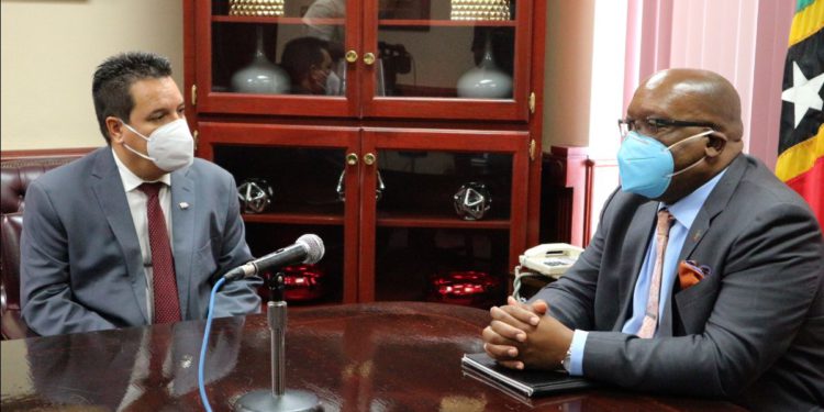 PRIME MINISTER HARRIS ACCEPTS CREDENTIALS OF NEW CUBAN AMBASSADOR TO ST. KITTS AND NEVIS