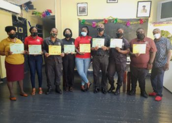 PRISON OFFICERS BENEFIT FROM REFRESHER TRAINING COURSE