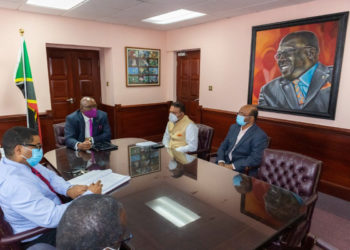 PRIME MINISTER HARRIS HOLDS BILATERAL TALKS WITH INDIA’S HIGH COMMISSIONER