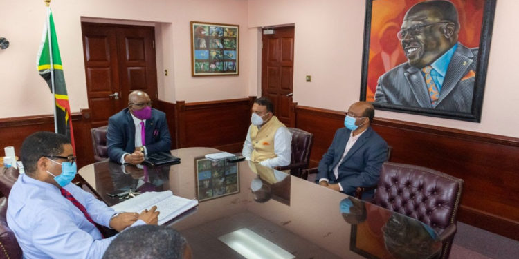 PRIME MINISTER HARRIS HOLDS BILATERAL TALKS WITH INDIA’S HIGH COMMISSIONER