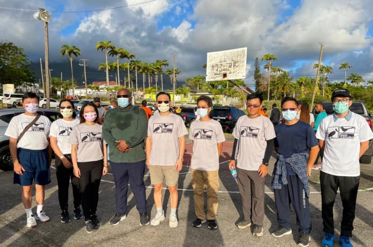 TAIWANESE EMBASSY TURNS OUT TO SUPPORT PRIME MINISTER HARRIS’ MONTHLY HEALTH WALK 