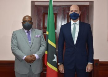 PRIME MINISTER HARRIS HOLDS BILATERAL TALKS WITH UK HIGH COMMISSIONER TO ST. KITTS AND NEVIS 
