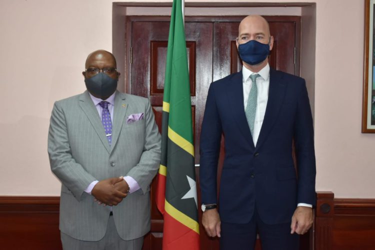 PRIME MINISTER HARRIS HOLDS BILATERAL TALKS WITH UK HIGH COMMISSIONER TO ST. KITTS AND NEVIS 
