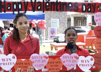 Nevis Health Promotion Unit hosts Valentine’s Day safe sex promotion
