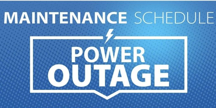 SCHEDULED MAINTENANCE OUTAGES FOR 7th FEBRUARY – 11th FEBRUARY