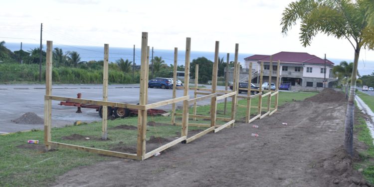 NEW COMMUNITY MARKET BEING CONSTRUCTED IN BOURRYEAU