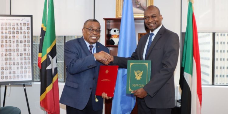 Saint Kitts and Nevis establishes Diplomaticand Visa-Waiver relations with the Republic of Sudan