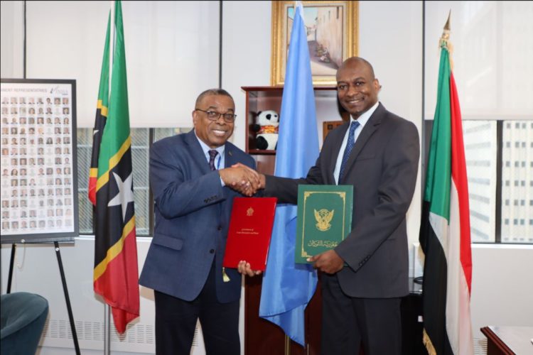 Saint Kitts and Nevis establishes Diplomaticand Visa-Waiver relations with the Republic of Sudan