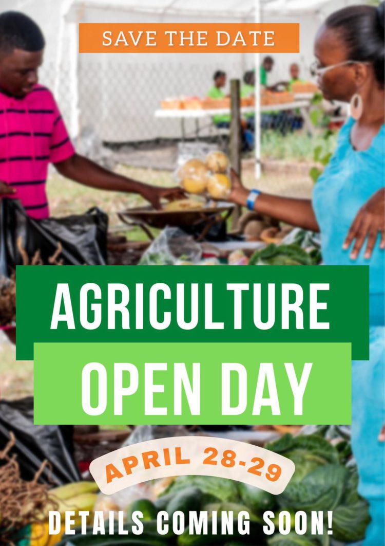 SAVE THE DATE FOR THE RETURN OF AGRICULTURE OPEN DAY ST. KITTS