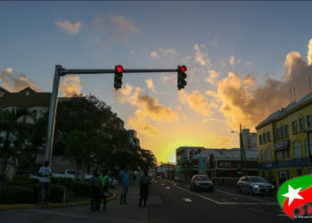 TRAFFIC SIGNAL LIGHTS PART OF GOVERNMENT’S GOAL OF BEAUTIFYING THE CITY OF BASSETERRE, SAYS PM HARRIS