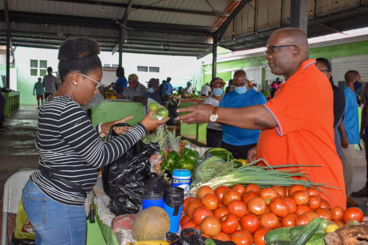 PRIME MINISTER HARRIS LAUDS THE SUBSTANTIAL PROGRESS BEING MADE IN THE AGRICULTURAL SECTOR