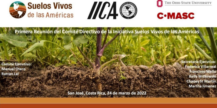 Countries of the Americas and agrifood companies, together with Rattan Lal and IICA, evaluated the progress and challenges of the Living Soils of the Americas program