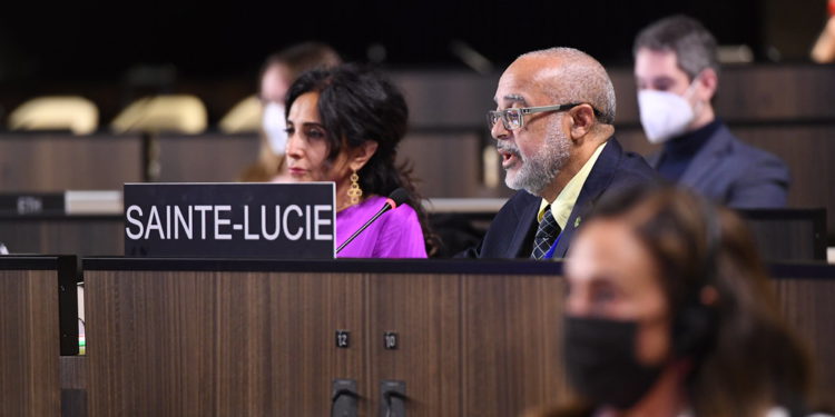 OECS Director General Presents at 214th Session of the UNESCO Executive Board