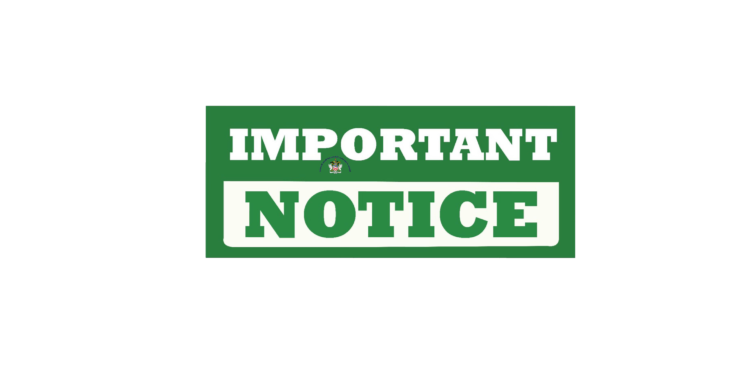 BULLETIN— ST. KITTS ABATTOIR EASTER SCHEDULE