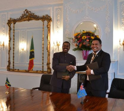 Saint Kitts and Nevis and Tuvalu establish Diplomatic Relations