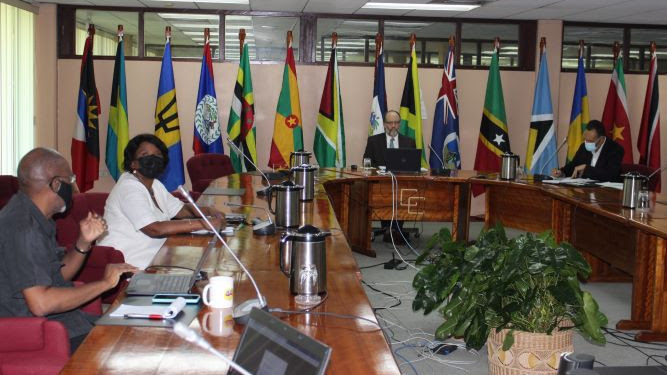 St. Kitts and Nevis’ Minister of Foreign Affairs addresses virtual CARICOM-Canada Meeting