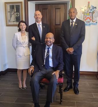 New Italian Ambassador presents credentials to Saint Kitts and Nevis