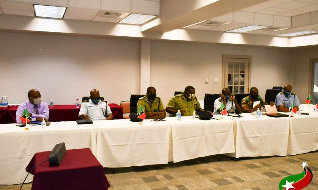 Prime Minister and Minister of National Security meets Law Enforcement Officials