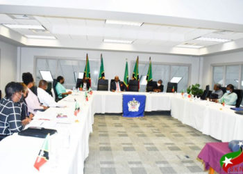 The Honourable Prime Minister and Minister of Finance receives updates on the financial position of the Country.