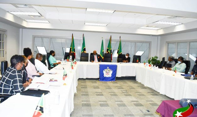 The Honourable Prime Minister and Minister of Finance receives updates on the financial position of the Country.