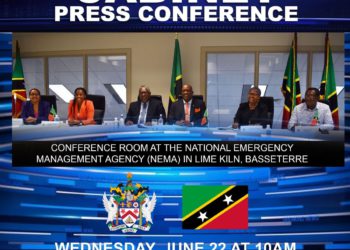 ST. KITTS AND NEVIS CABINET TO HOST PRESS CONFERENCE TOMORROW, WEDNESDAY, JUNE 22
