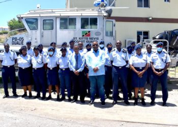 PRIME MINISTER HARRIS HOLDS MEET AND GREET WITH OFFICERS OF ST. KITTS AND NEVIS COAST GUARD UNIT 