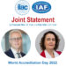 JOINT STATEMENT ON WORLD ACCREDITATION DAY 2022