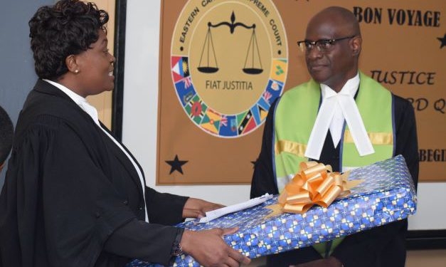 ST. KITTS AND NEVIS BIDS FAREWELL TO HON. JUSTICE TREVOR WARD Q.C.
