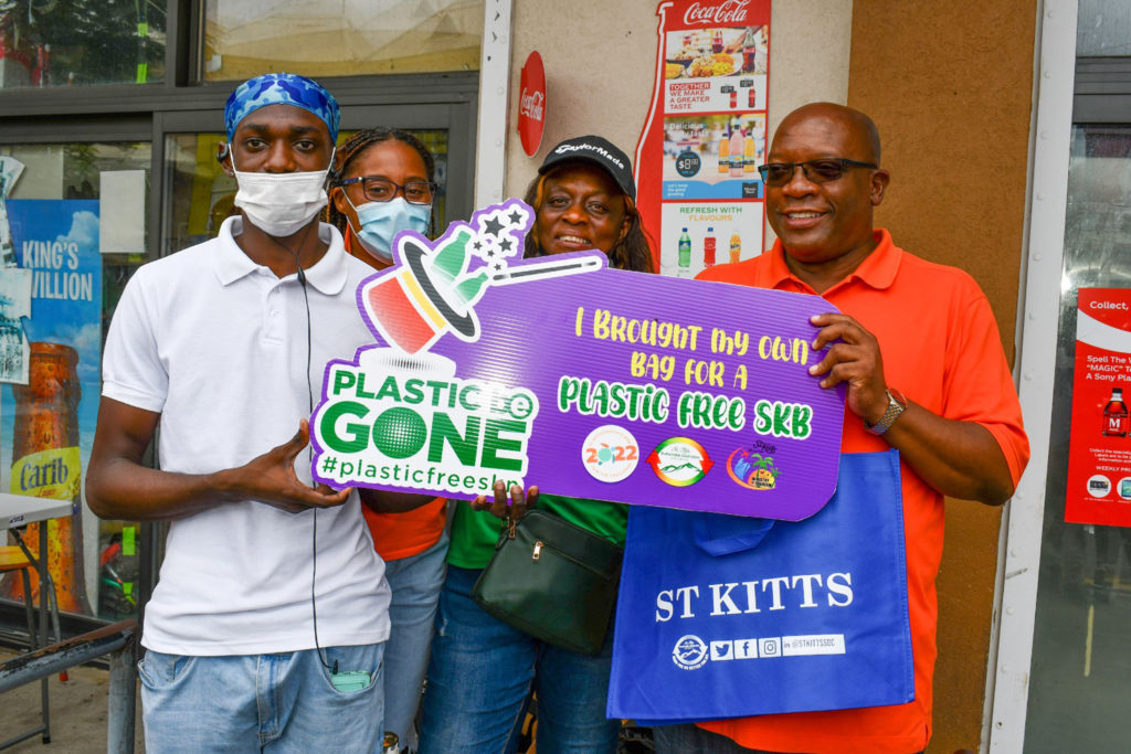 PM Harris and Minister Byron-Nisbett lauded for supporting ‘Plastic Free St. Kitts’