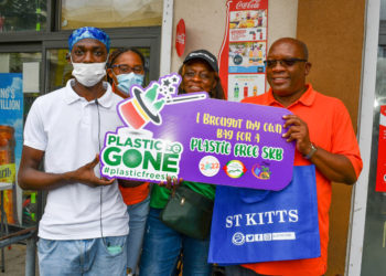 PM Harris and Minister Byron-Nisbett lauded for supporting ‘Plastic Free St. Kitts’
