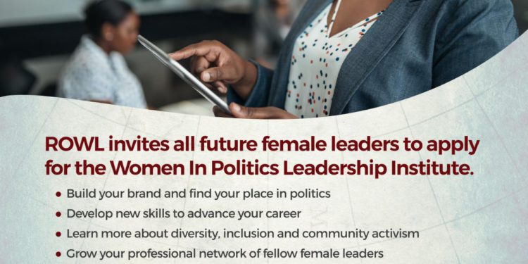ROWL to Host Women In Politics Leadership Institute Cohort Three, Applications NOW OPEN