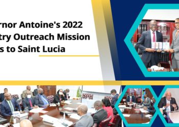 ECCB Governor’s 2022 Country Outreach Mission Moves to Saint Lucia