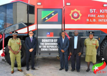 REPUBLIC OF CHINA (TAIWAN) PROVIDES FIRE TRUCK TO THE SKNFRS