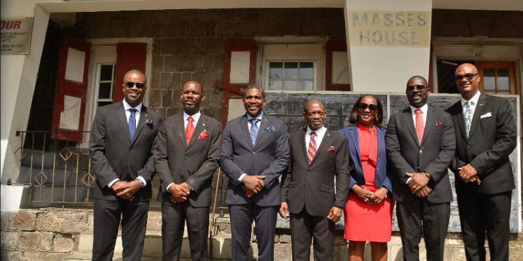 PRIME MINISTER DREW AND CABINET OFFICIALLY BEGIN WORK