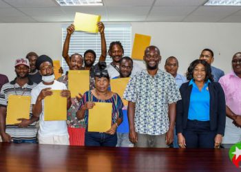 SEVENTEEN RESIDENTS OF NEW AMSTERDAM ISSUED WITH BLANK CERTIFICATES OF TITLE