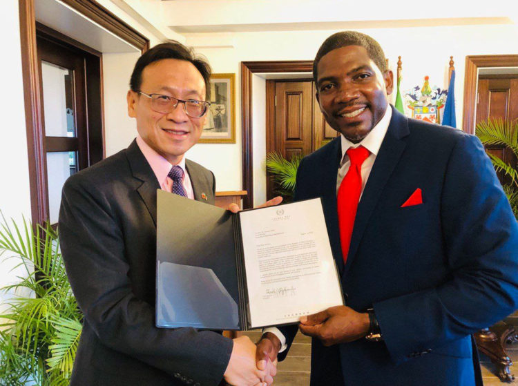 Taiwan President Dr Tsai Ing-wen congratulates Federation’s PM Dr Terrance Drew